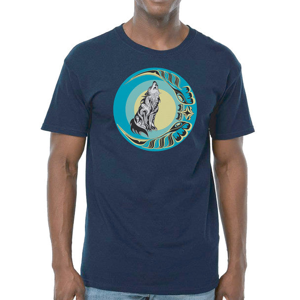T Shirt Deanna Samuel Spirit Wolf and Eagle Moon