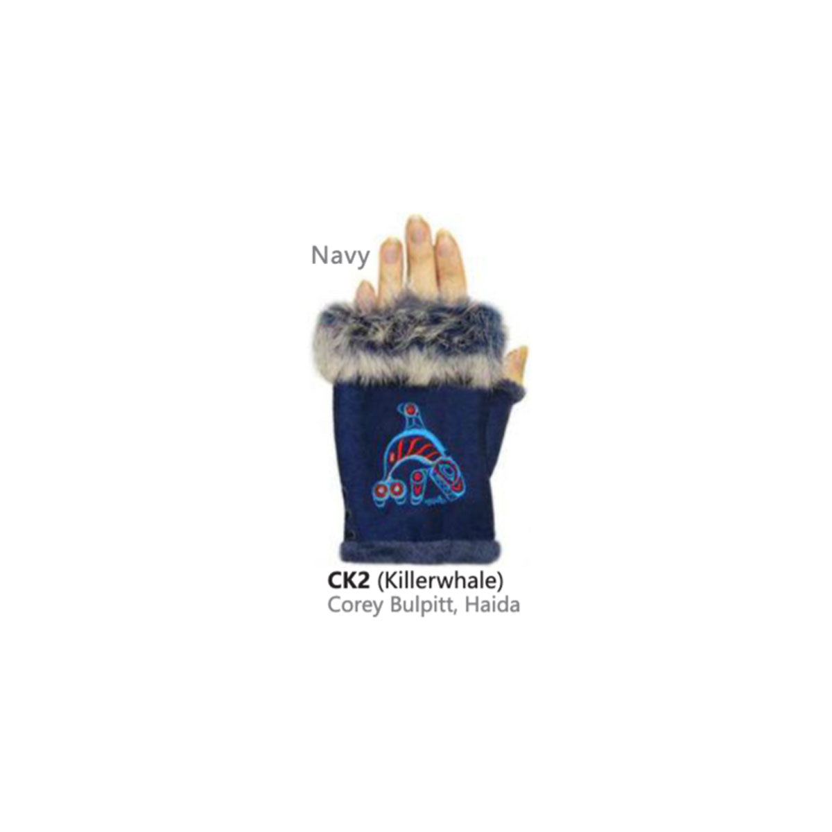 Texting Glove Orca Blue