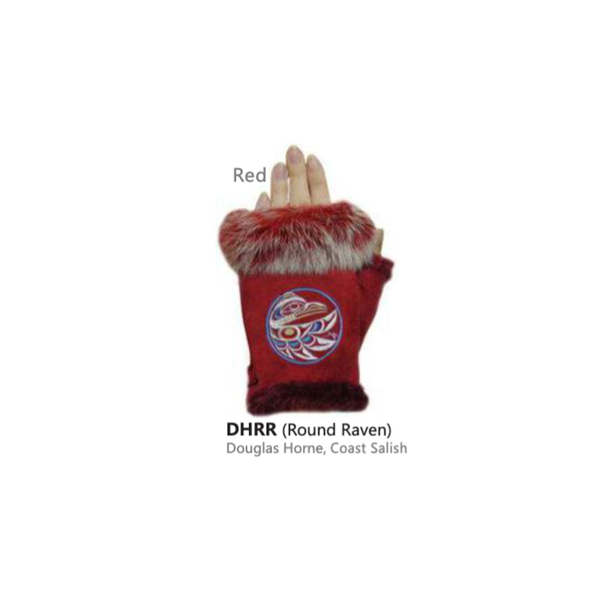 Texting Glove Raven Red