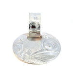 Jim Mcquire  Pendant with Silver Carved Bale Hummingbird