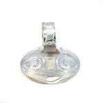 Jim Mcquire  Pendant with Silver Carved Bale Frog