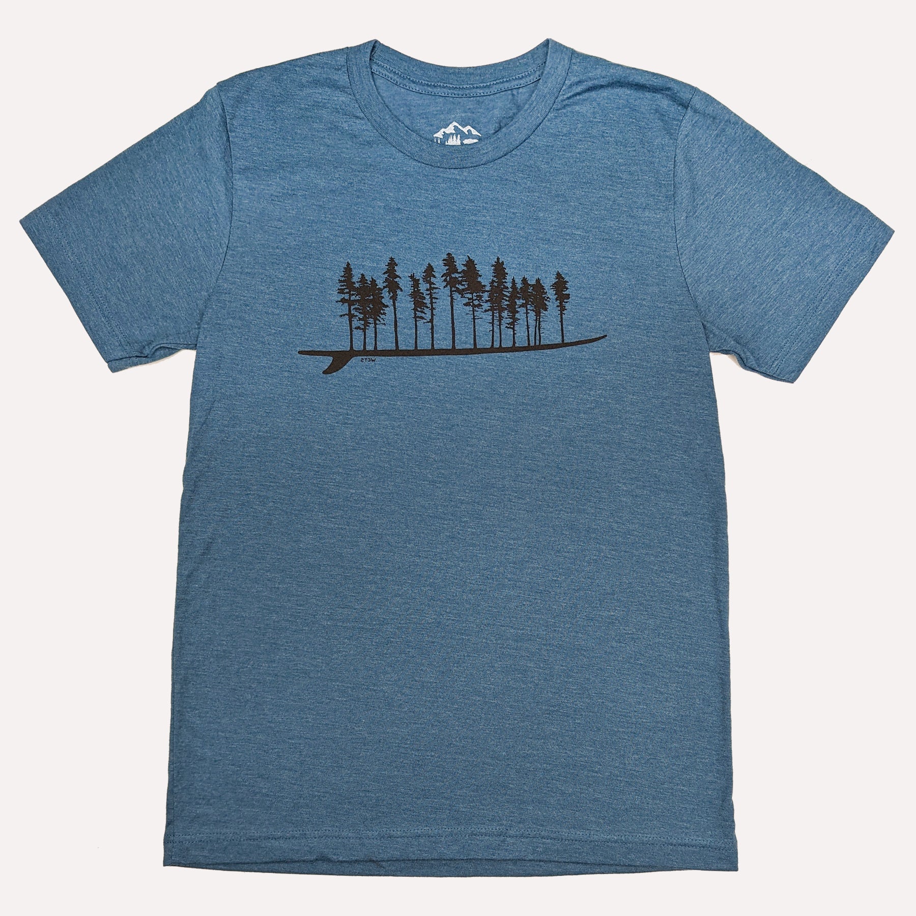 Westcoastees T-Shirt Forest Surfboard - Westcoastees T-Shirt Forest Surfboard -  - House of Himwitsa Native Art Gallery and Gifts