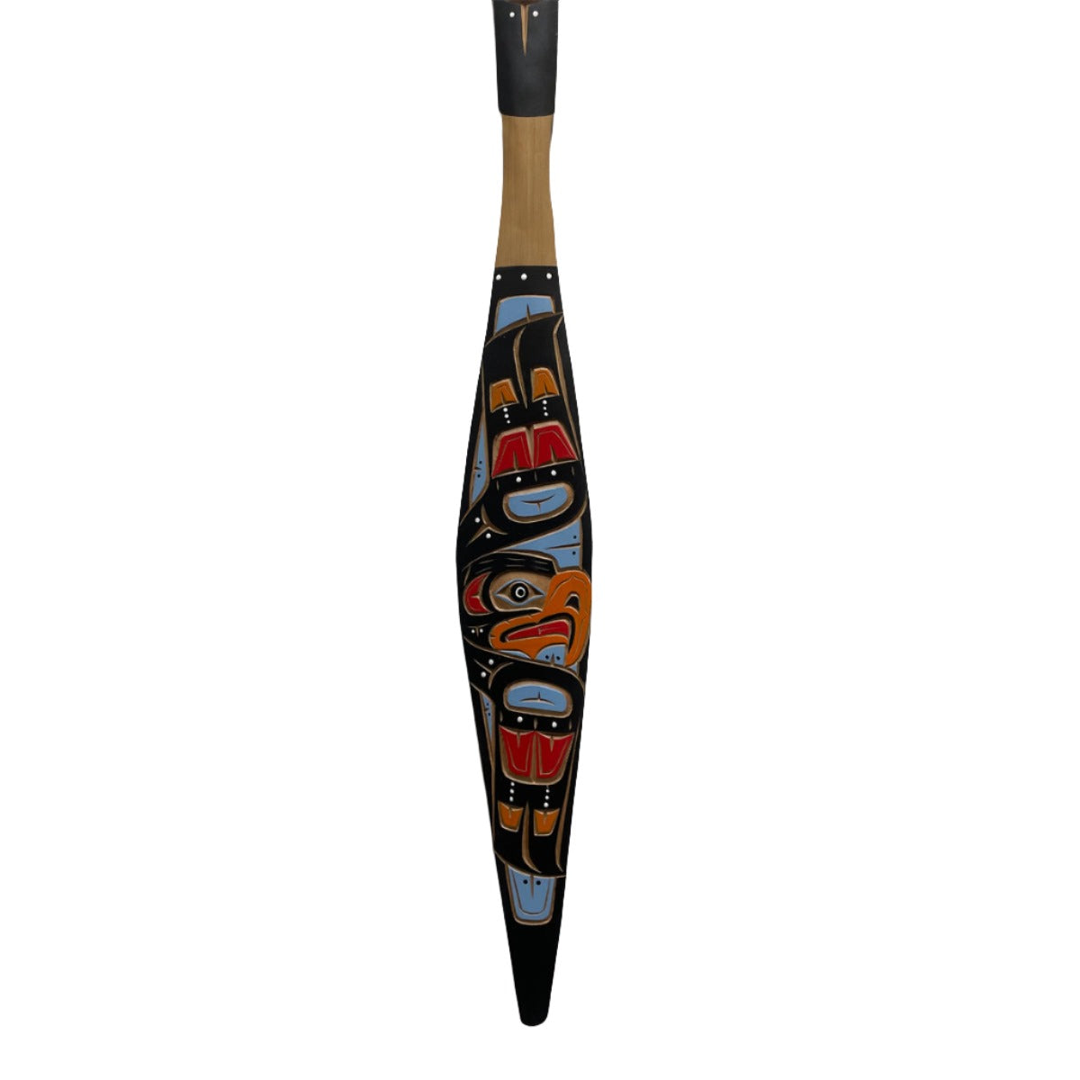 Laurence Scow Paddle - Jerry Wolfman - PADDLES - House of Himwitsa Art Gallery