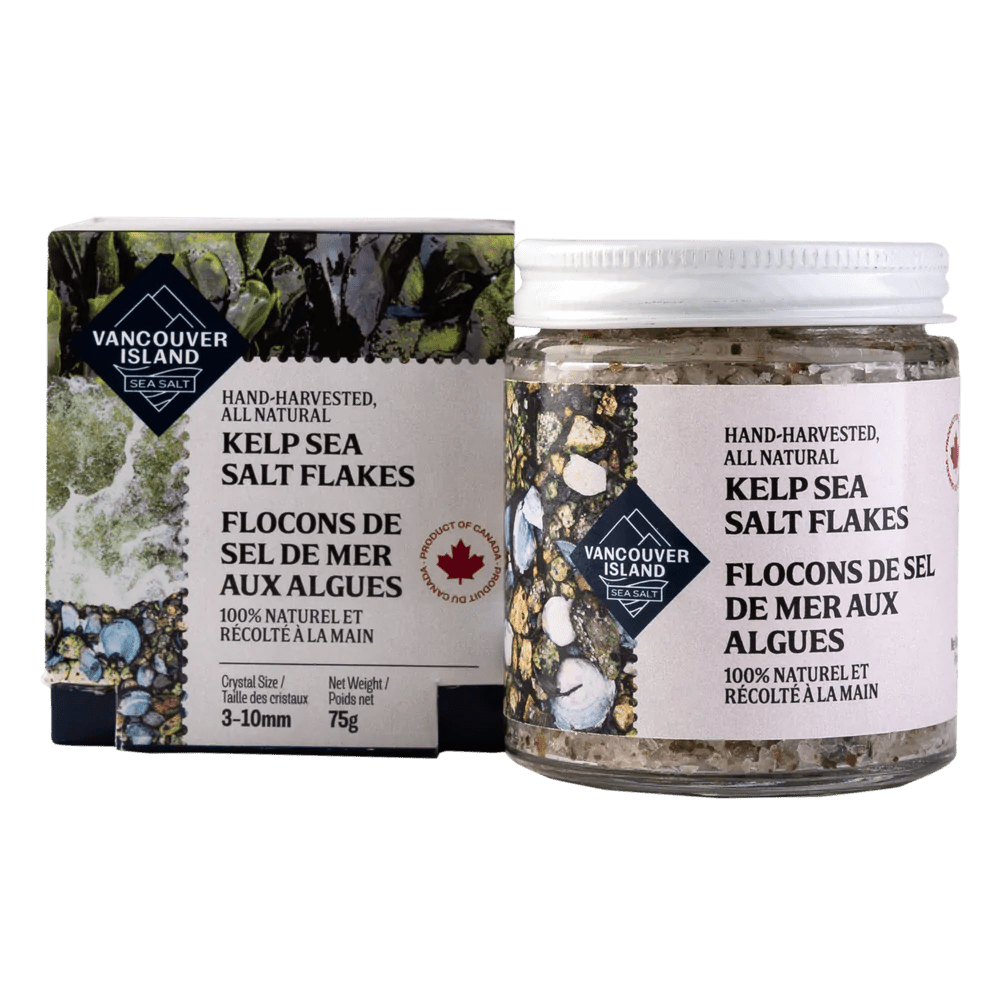 Vancouver Island Kelp Salt Flakes 75g - Vancouver Island Kelp Salt Flakes 75g -  - House of Himwitsa Native Art Gallery and Gifts
