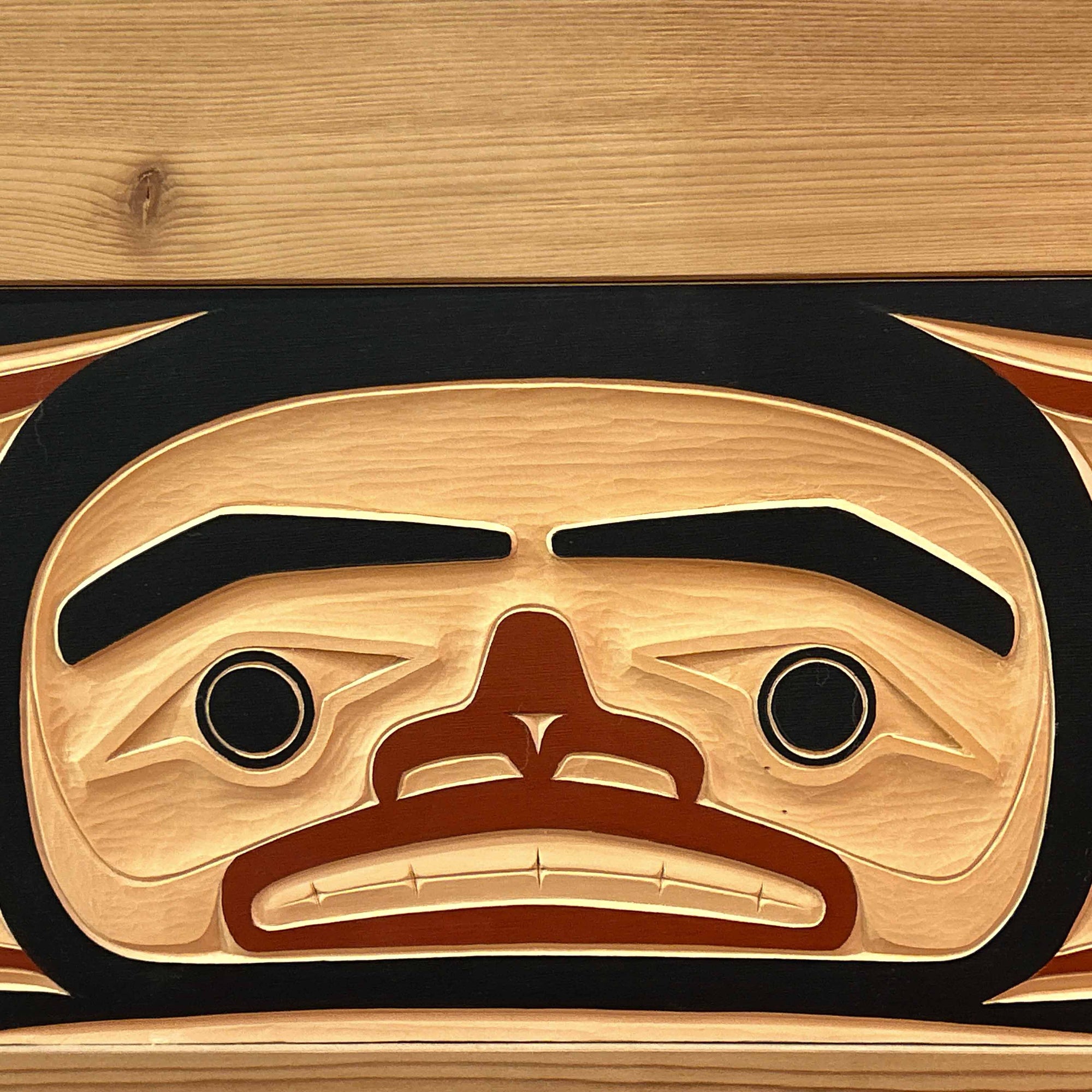 Victor West Bentwood Box Salmon Creation - Victor West - Bentwood box - House of Himwitsa Art Gallery