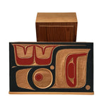 Victor West Bentwood Box Abstract - Victor West - Bentwood Box - House of Himwitsa Art Gallery