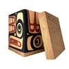 Victor West Bentwood Box Raven - Victor West - Bentwood box - House of Himwitsa Art Gallery