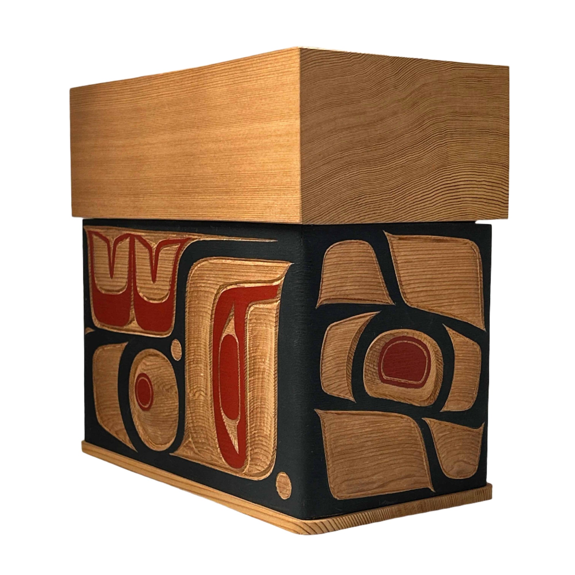 Victor West Bentwood Box Abstract - Victor West - Bentwood Box - House of Himwitsa Art Gallery