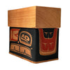 Victor West Red Cedar Bentwood Box Northern Formline - Victor West - Bentwood box - House of Himwitsa Art Gallery