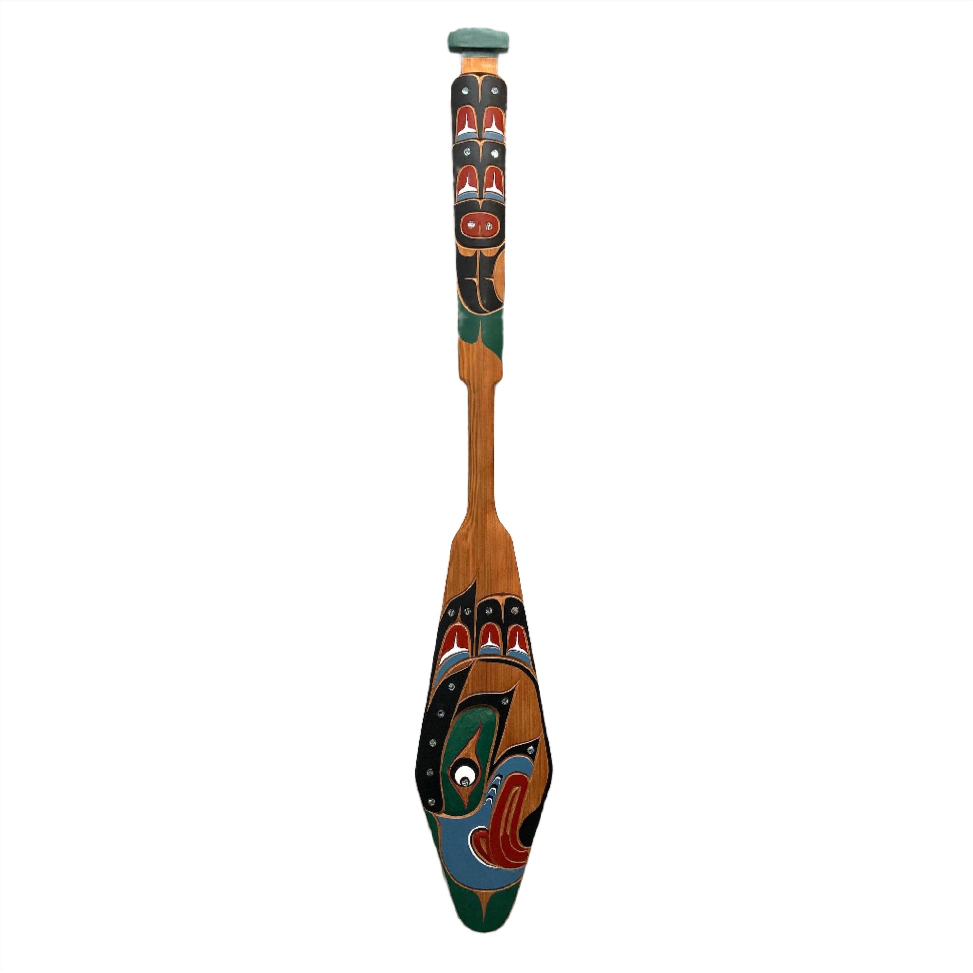 William Henderson JR. Killer Whale Paddle - WILLIAM HENDERSON JR. - PADDLES - House of Himwitsa Art Gallery
