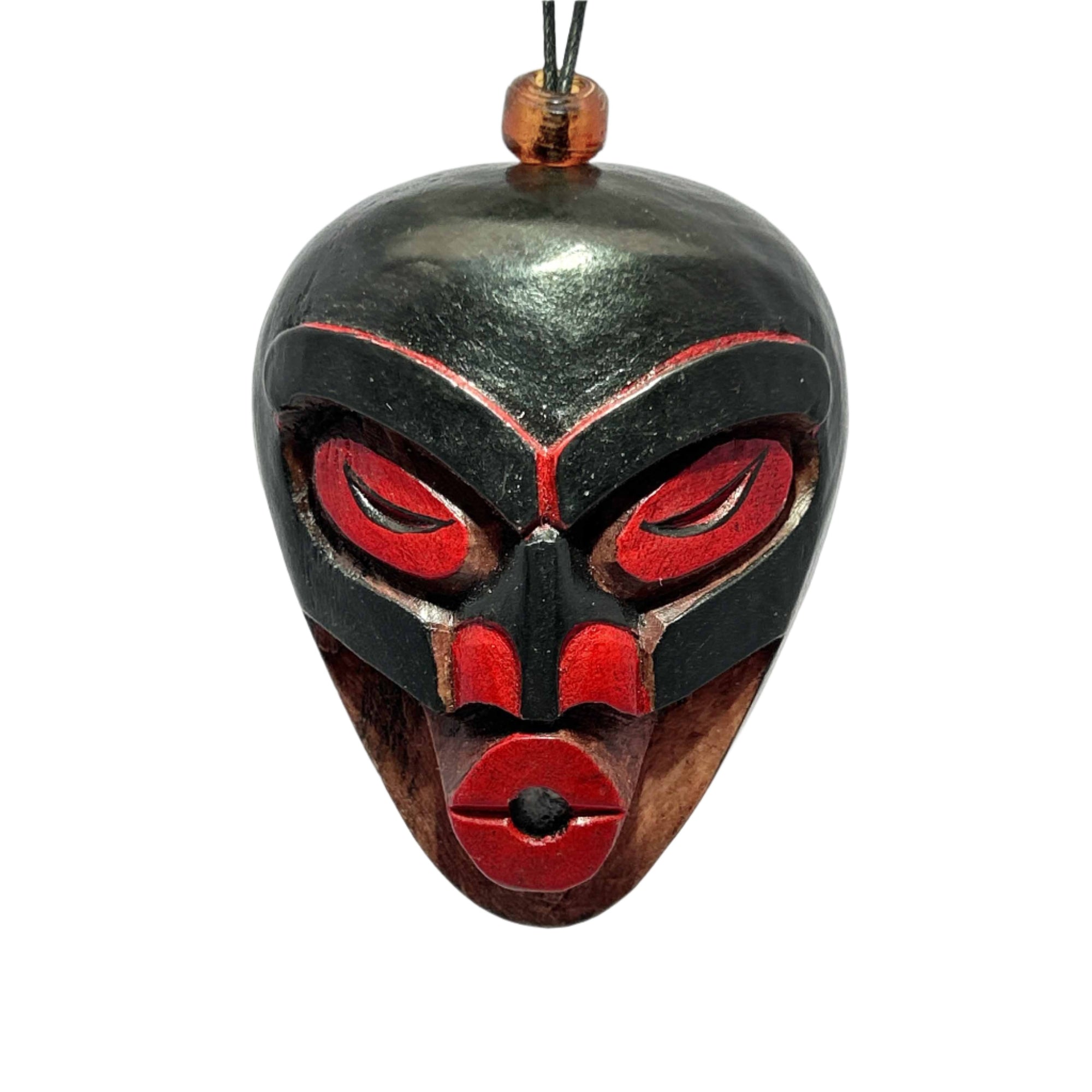 Artie George Ornament Tsonkwa Mask -  - Ornament - House of Himwitsa Art Gallery