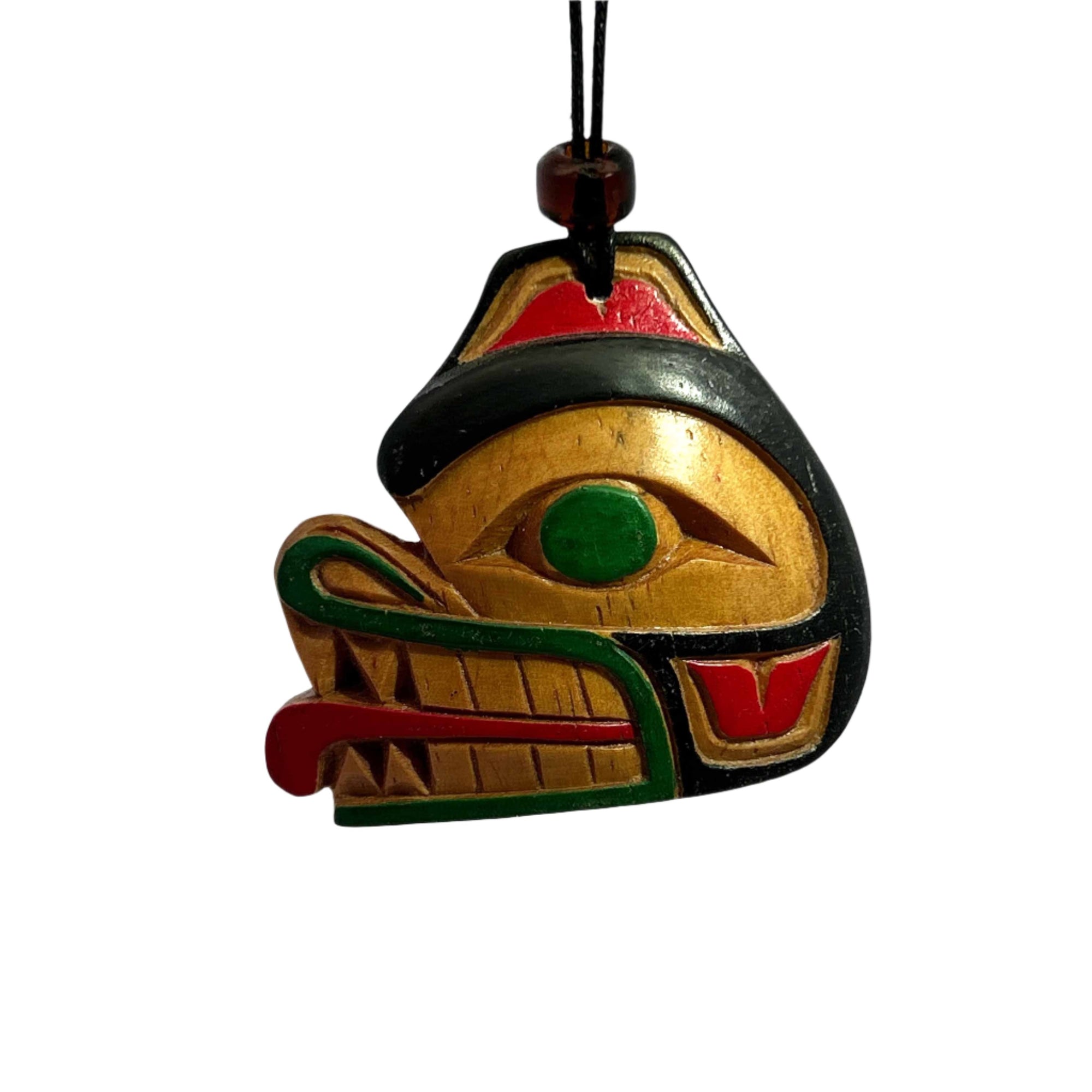 Artie George Ornament Bear Mask -  - Ornament - House of Himwitsa Art Gallery