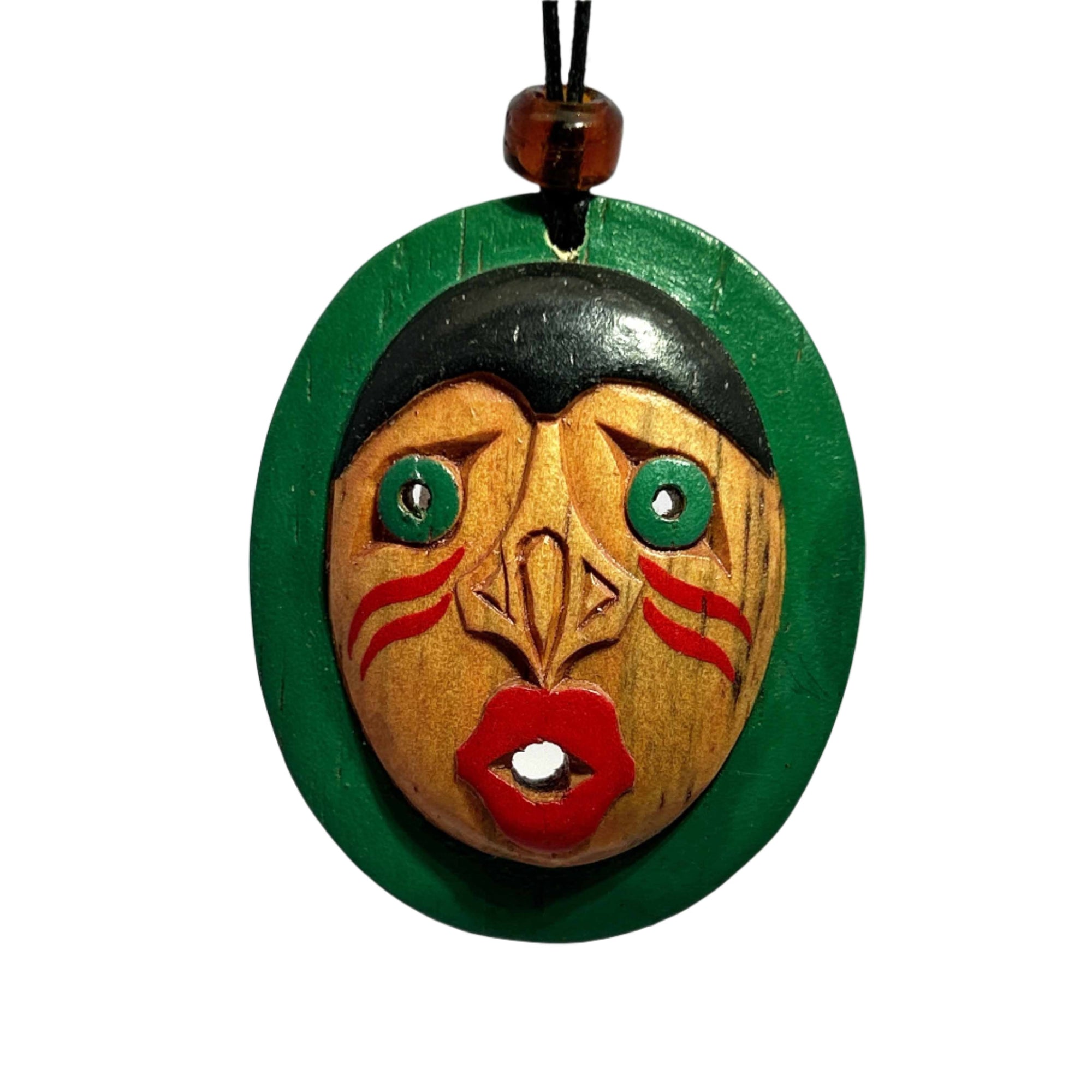 Artie George Ornament Moon Mask -  - Ornament - House of Himwitsa Art Gallery
