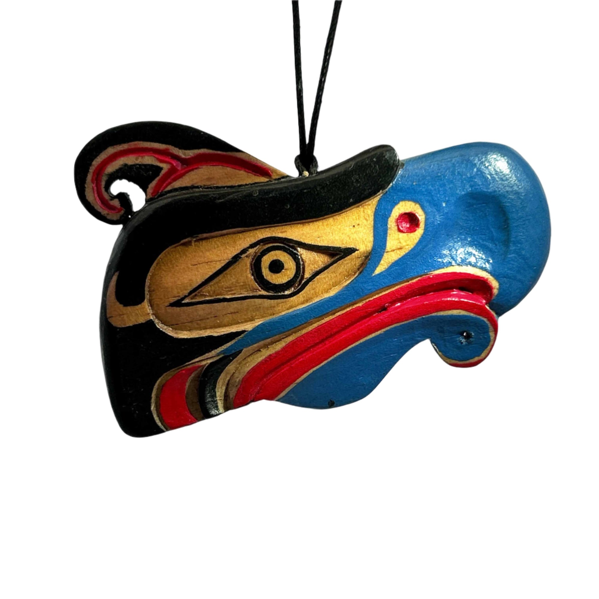 Artie George Ornament Thunderbird Mask -  - Ornament - House of Himwitsa Art Gallery