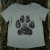 Westcoastees Women's Big Paw Scoop Neck T-shirt