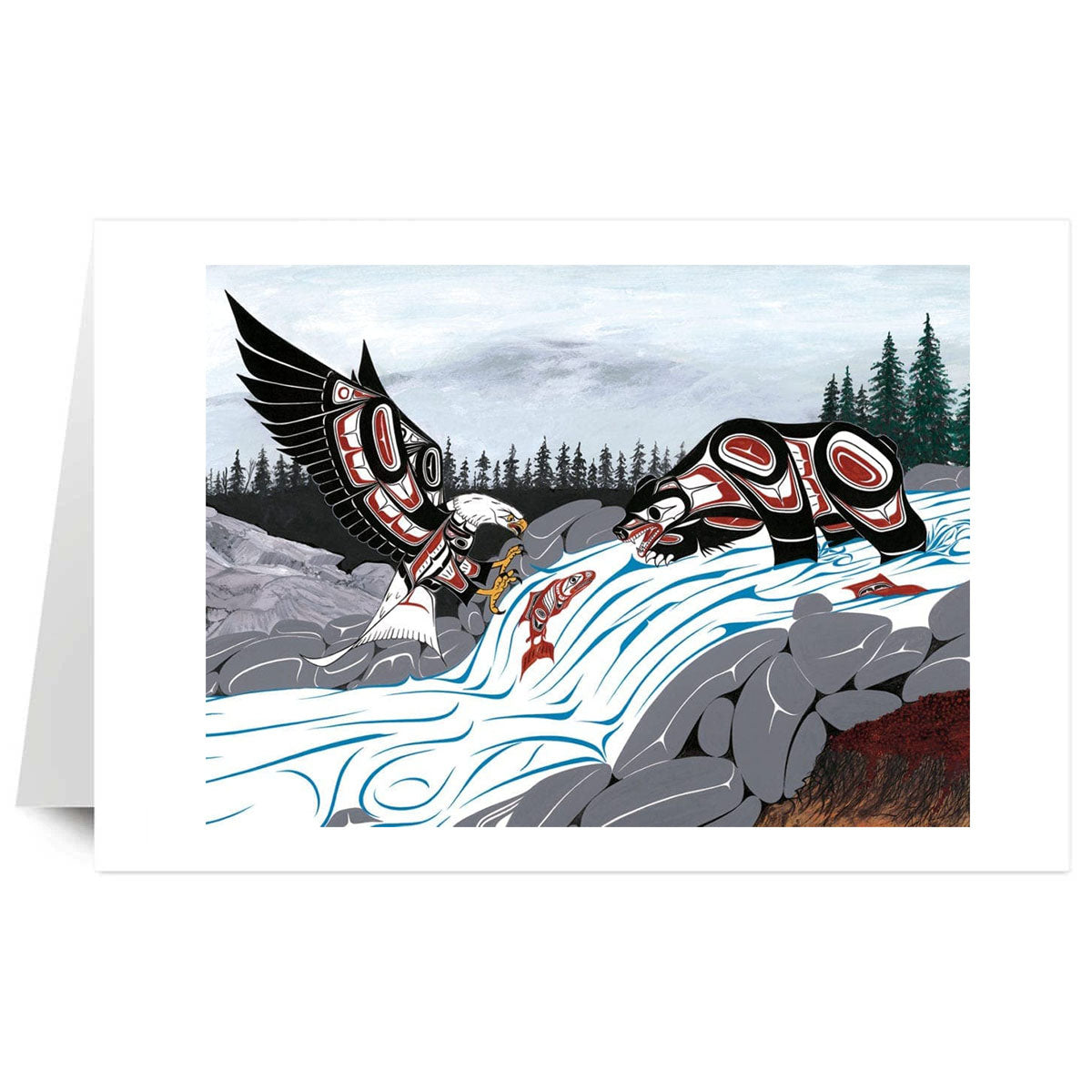 Art Card Richard Shorty Circle Of Life -  - Art Card - House of Himwitsa Art Gallery
