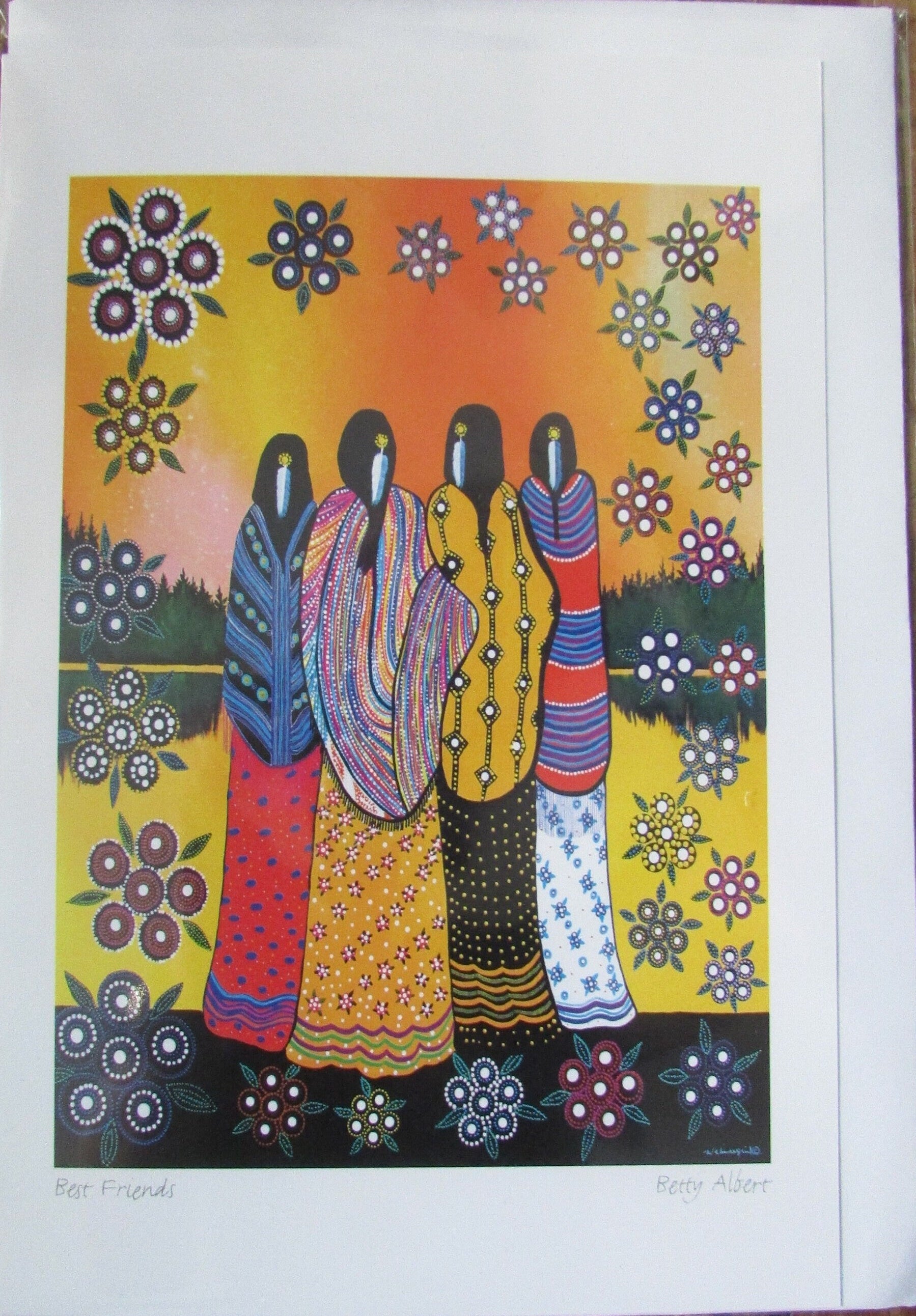 Art Card Betty Albert Best Friends