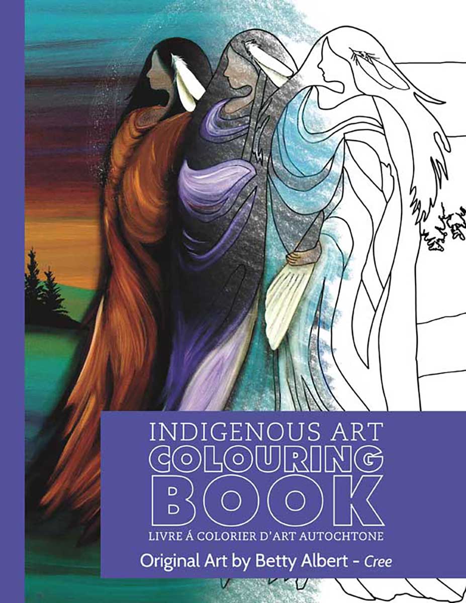 Colouring Book Betty Albert - Colouring Book Betty Albert -  - House of Himwitsa Native Art Gallery and Gifts