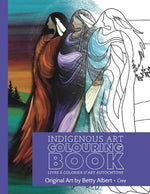 Colouring Book Betty Albert - Colouring Book Betty Albert -  - House of Himwitsa Native Art Gallery and Gifts