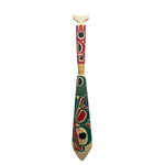 Cecilia Adams 4' Paddles Yellow Cedar - Cecilia Adams - PADDLES - House of Himwitsa Art Gallery