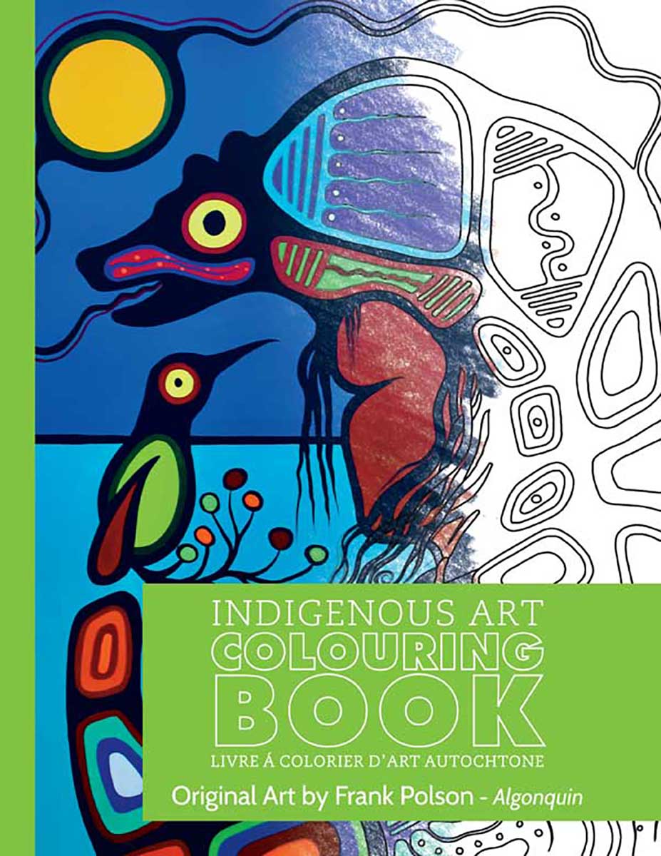 Colouring Book Frank Polson - Colouring Book Frank Polson -  - House of Himwitsa Native Art Gallery and Gifts