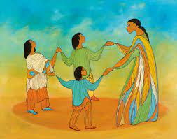 Art Card Maxine Noel Circle Of Life - Art Card Maxine Noel Circle Of Life -  - House of Himwitsa Native Art Gallery and Gifts