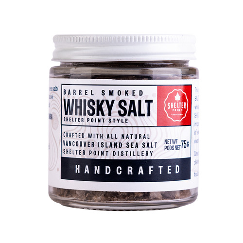 Vancouver Island Barrel Smoked Whisky Salt 75g - Vancouver Island Barrel Smoked Whisky Salt 75g -  - House of Himwitsa Native Art Gallery and Gifts