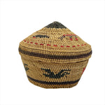 Frances Williams Nuu-Chah-Nulth Woven Round Basket - Maynards Fine Art and Antiques -  - House of Himwitsa Art Gallery