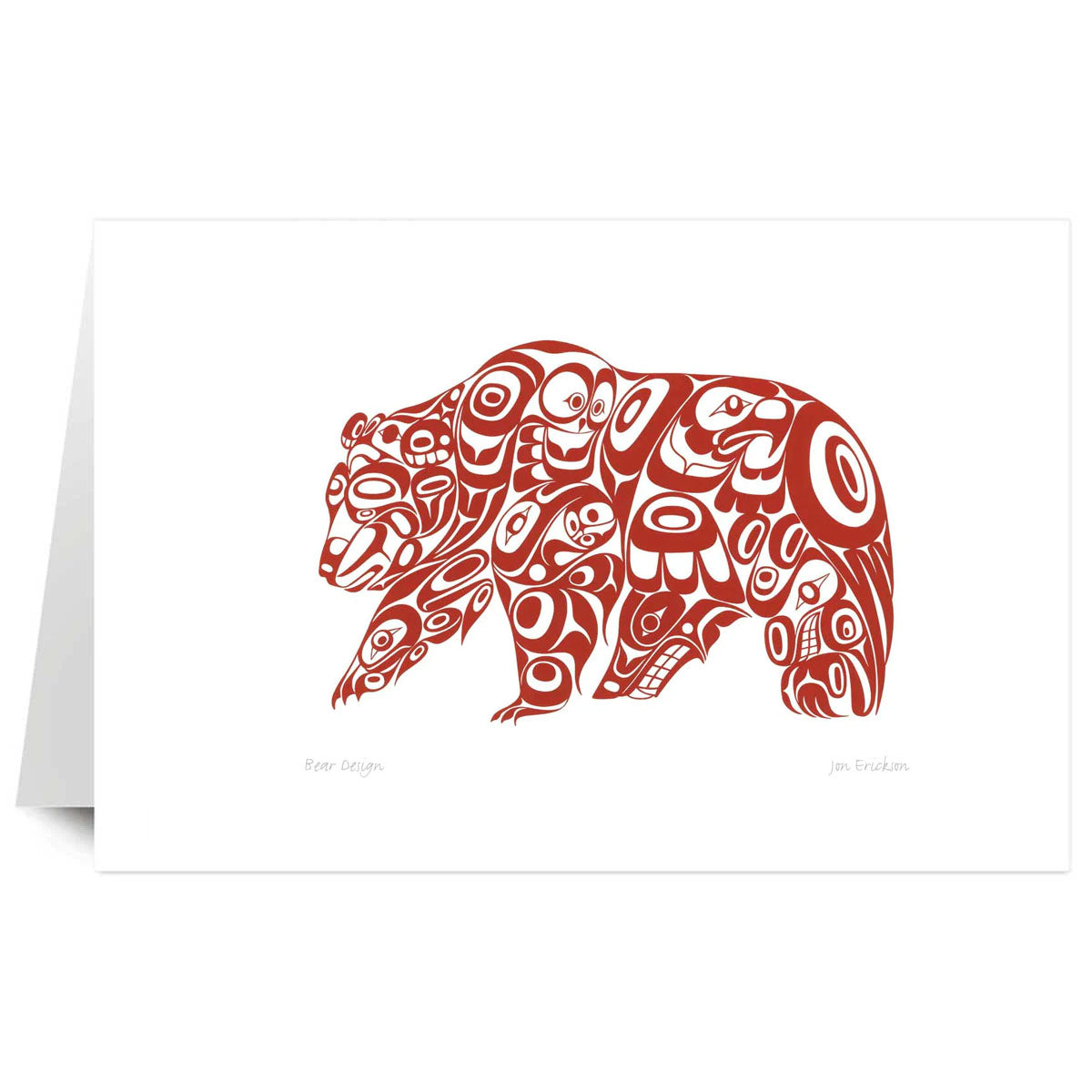 Art Card Jon Erickson Bear Design -  - Art Card - House of Himwitsa Art Gallery