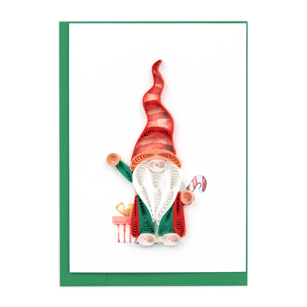 Quilling Gift Enclosure Card Christmas Gnome
