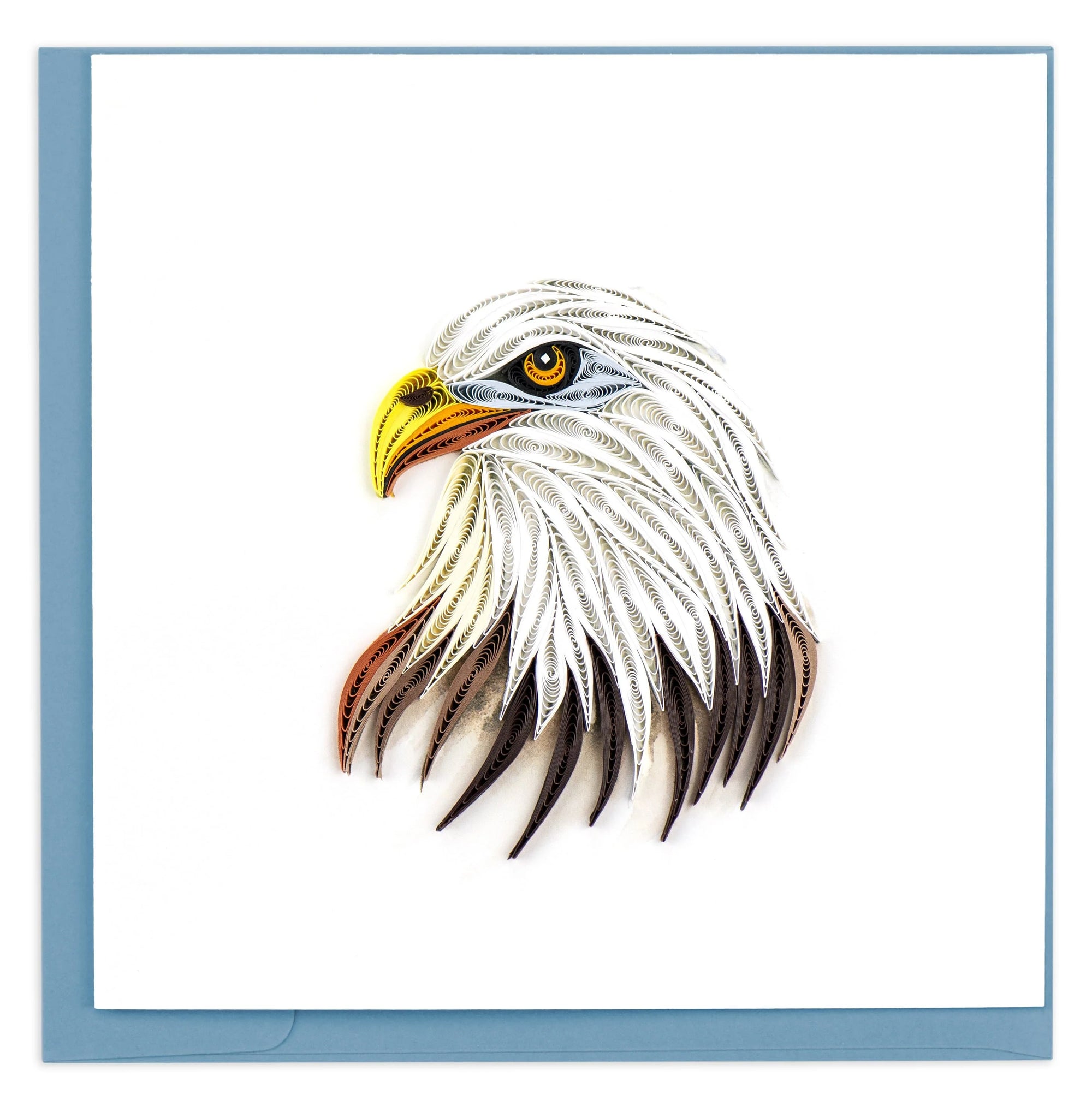 Quilling Art Card Bald Eagle