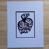 MATTED ART CARDS CLARENCE MILLS - Haida Eagle - POD782M - House of Himwitsa Native Art Gallery and Gifts