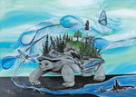 MATTED ART CARDS CARLA JOSEPH - Canadian Art Prints Inc. - Matted Art Card - House of Himwitsa Art Gallery