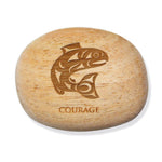 Totem Spirits Wood - Salmon “Courage” by Johnny Maynard - TOT6 - House of Himwitsa Native Art Gallery and Gifts