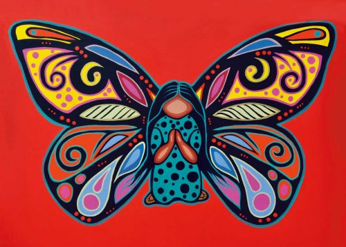 Magnet Jackie Traverse Grateful - Magnet Jackie Traverse Grateful -  - House of Himwitsa Native Art Gallery and Gifts