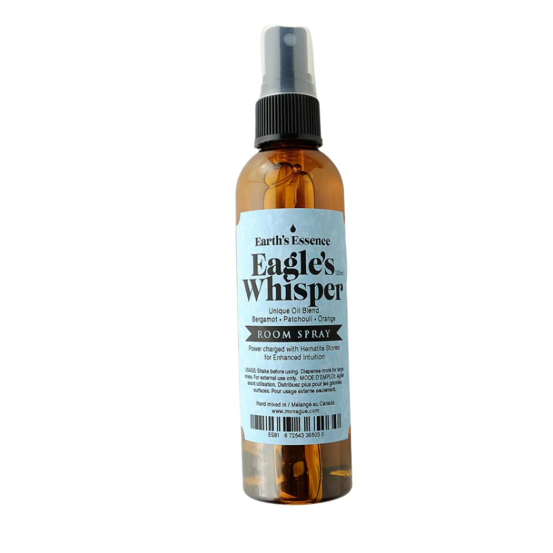 125ml Room Spray - Eagle's Whisper with Hematite stones - 125ml Room Spray - Eagle's Whisper with Hematite stones -  - House of Himwitsa Native Art Gallery and Gifts