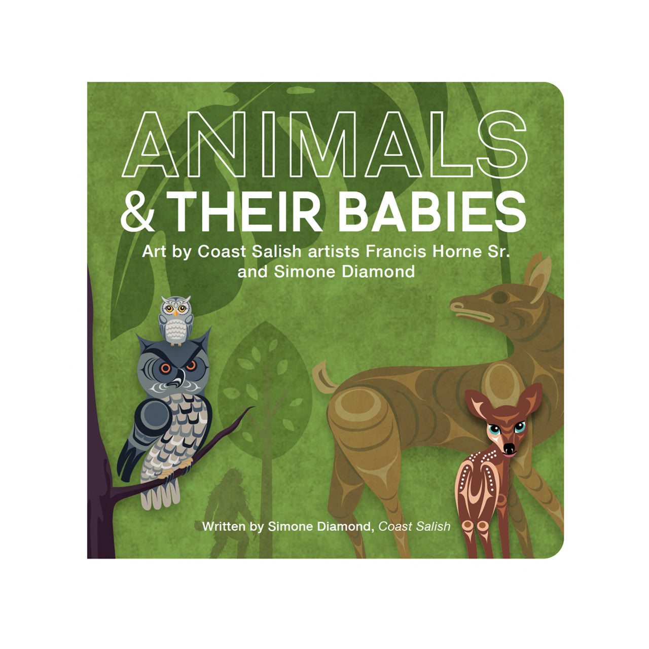 Animals & Their Babies - Board Book - CBB23 - House of Himwitsa Native Art Gallery and Gifts