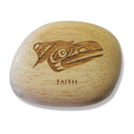 Totem Spirits Wood - Trickster “Faith” by Johnny Maynard jr - TOT8 - House of Himwitsa Native Art Gallery and Gifts