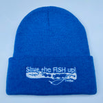 Shut The Fish Up Toque - POWDER BLUE - STFUT P/B - House of Himwitsa Native Art Gallery and Gifts