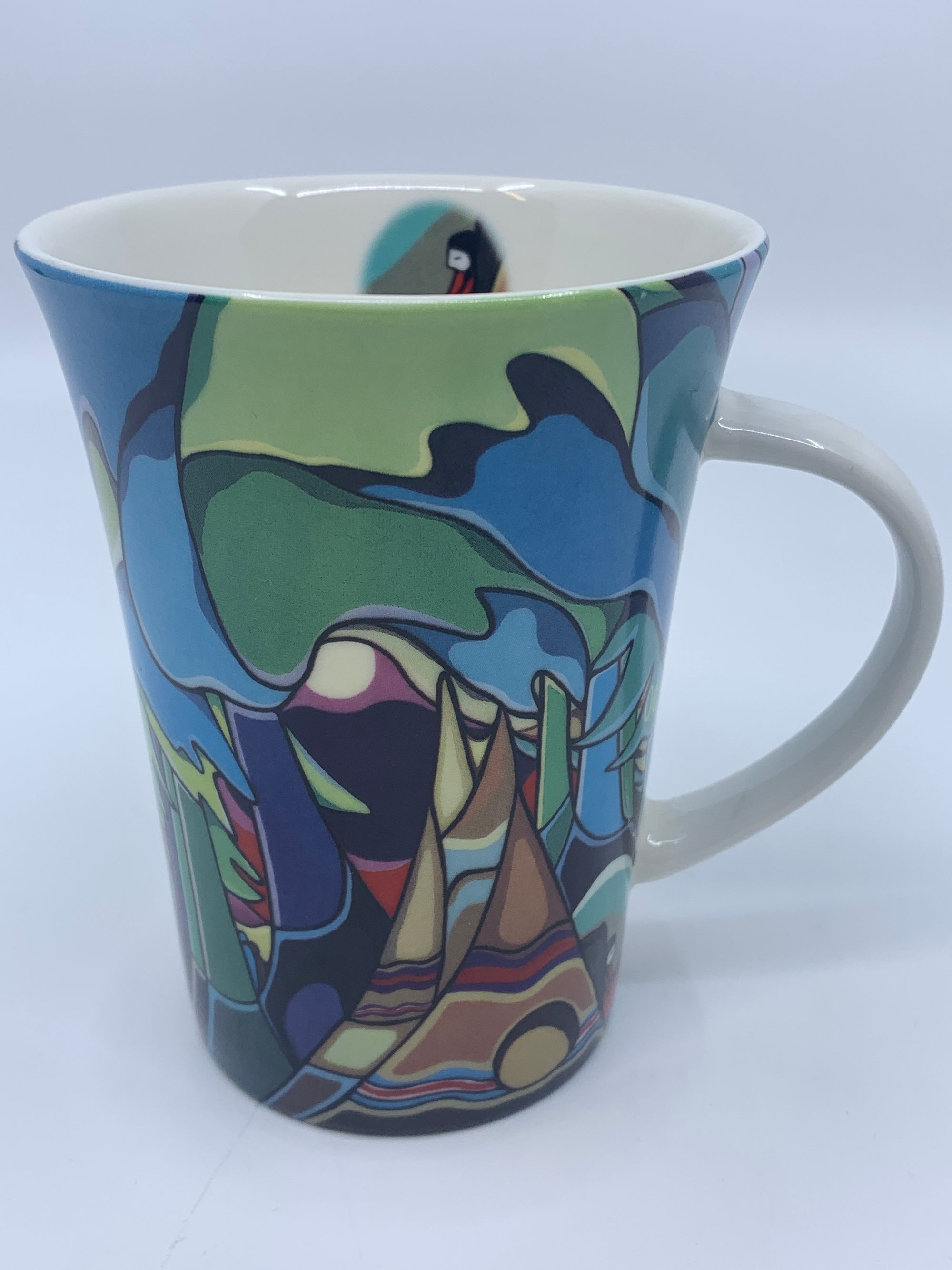 Porcelain Mug Dawn Oman And Some Watched The Sunset -  - Mugs - House of Himwitsa Art Gallery