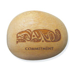 Totem Spirits Wood - Beaver “commitment”  by Paul Windsor - TOT10 - House of Himwitsa Native Art Gallery and Gifts