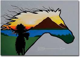 Magnet Talon Nash Horse Spirit -  - Magnet - House of Himwitsa Art Gallery