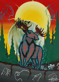 Magnet Shianne Gould Our Spiritual Saviour -  - Magnet - House of Himwitsa Art Gallery