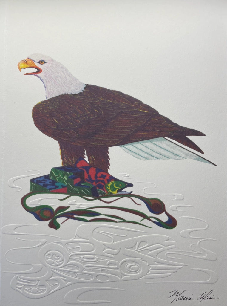Art Card Marvin Oliver Chiefly Feast -  - Art Card - House of Himwitsa Art Gallery