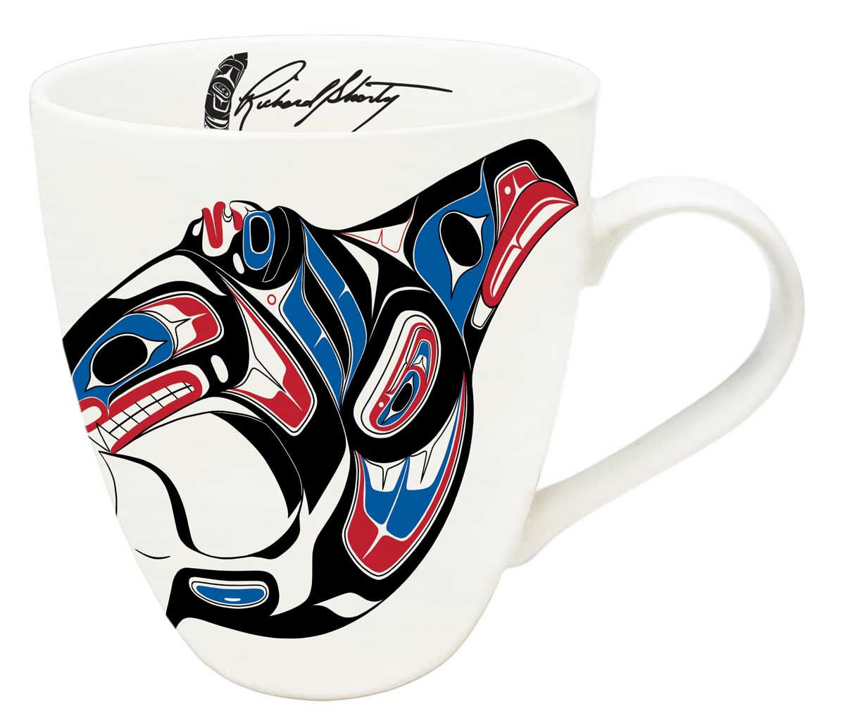 Mug Richard Shorty Killer Whale - Mug Richard Shorty Killer Whale -  - House of Himwitsa Native Art Gallery and Gifts