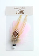 Answer Feather - Love - AF7 - House of Himwitsa Native Art Gallery and Gifts