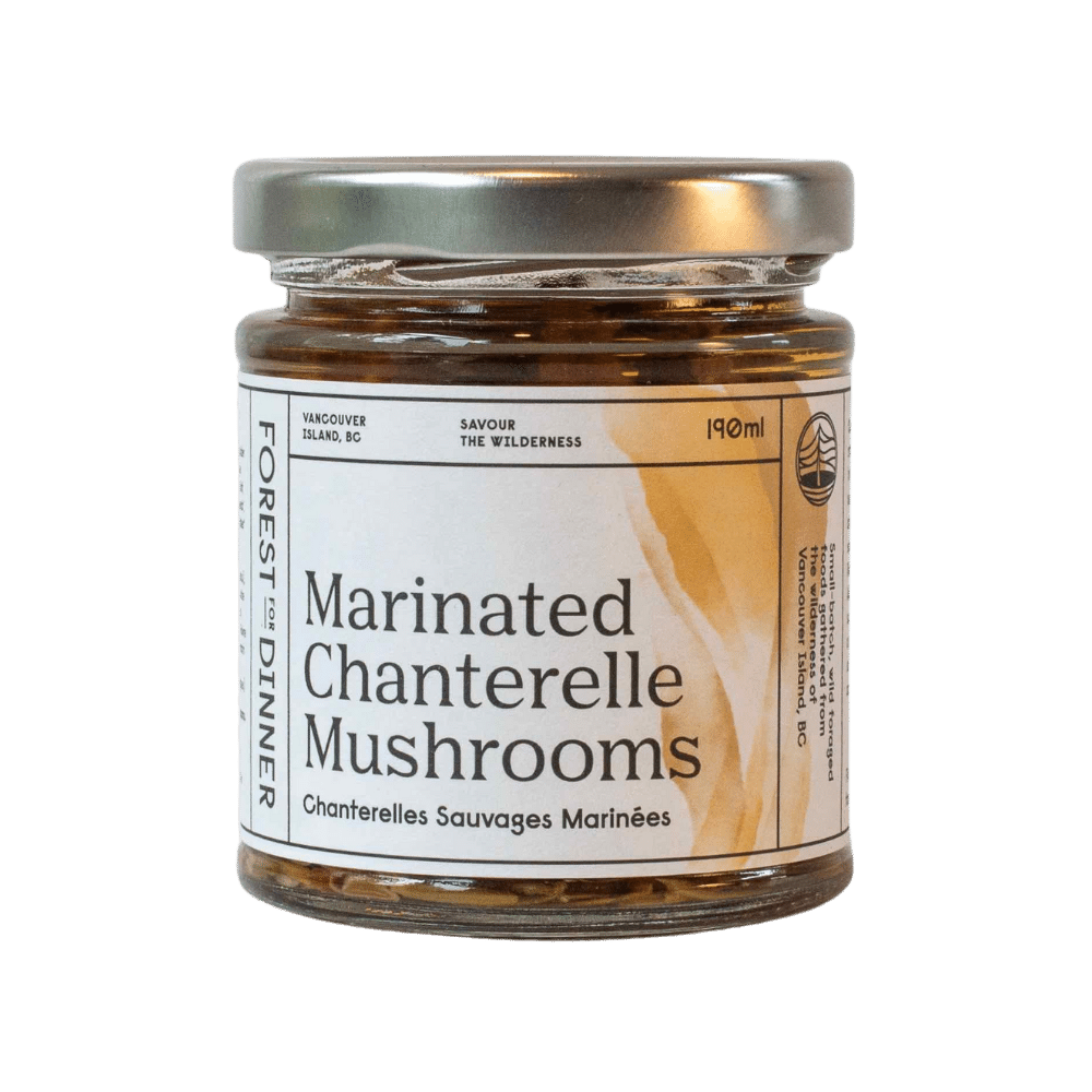 Marinated Chanterelle Mushrooms 190ml - Marinated Chanterelle Mushrooms 190ml -  - House of Himwitsa Native Art Gallery and Gifts