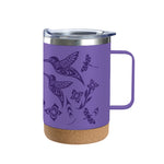 CORK BASE TRAVEL MUGS WITH HANDLE - Garfinkle - Cork Base Travel Mug - House of Himwitsa Art Gallery