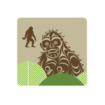 CORK-BACKED COASTERS - Sasquatch - CBC12 - House of Himwitsa Native Art Gallery and Gifts