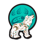 3D MAGNETS - Darrell Thorne Howling Wolf - M372 - House of Himwitsa Native Art Gallery and Gifts